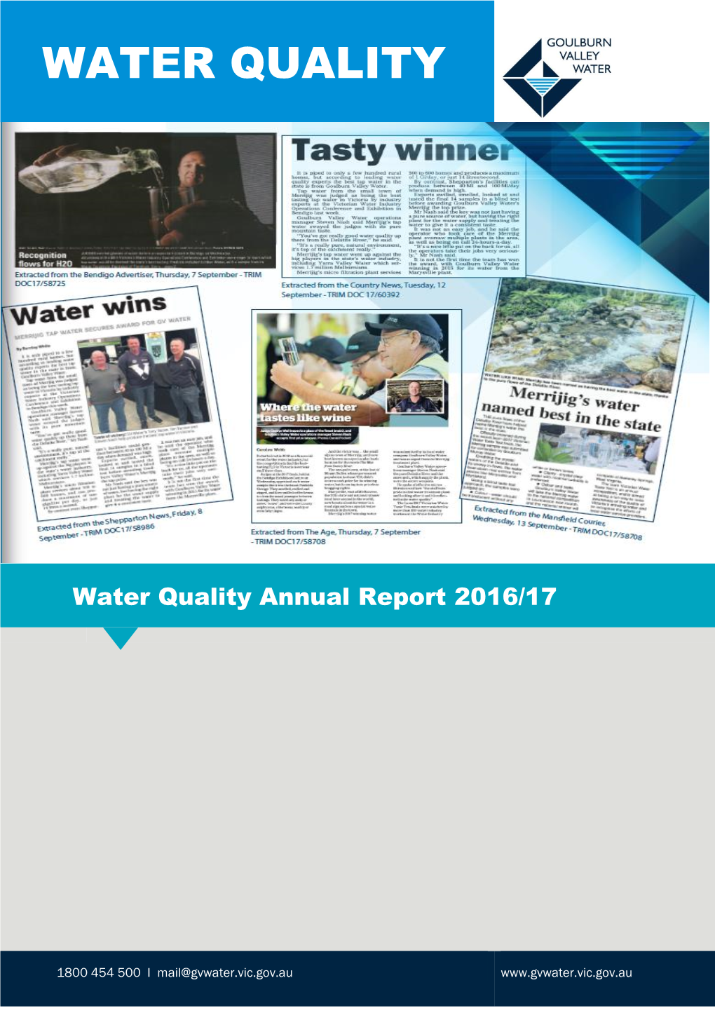 Water Quality Annual Report 2016/17