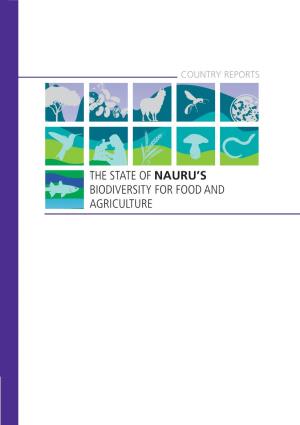 The State of Nauru's Biodiversity for Food and Agriculture