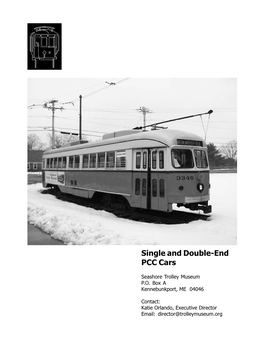 Single and Double-End PCC Cars