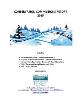 Conservation Commissions Report 2015