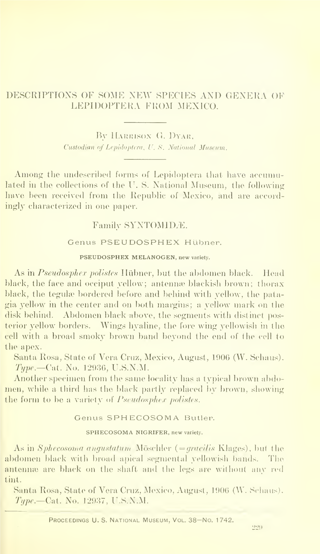 Proceedings of the United States National Museum