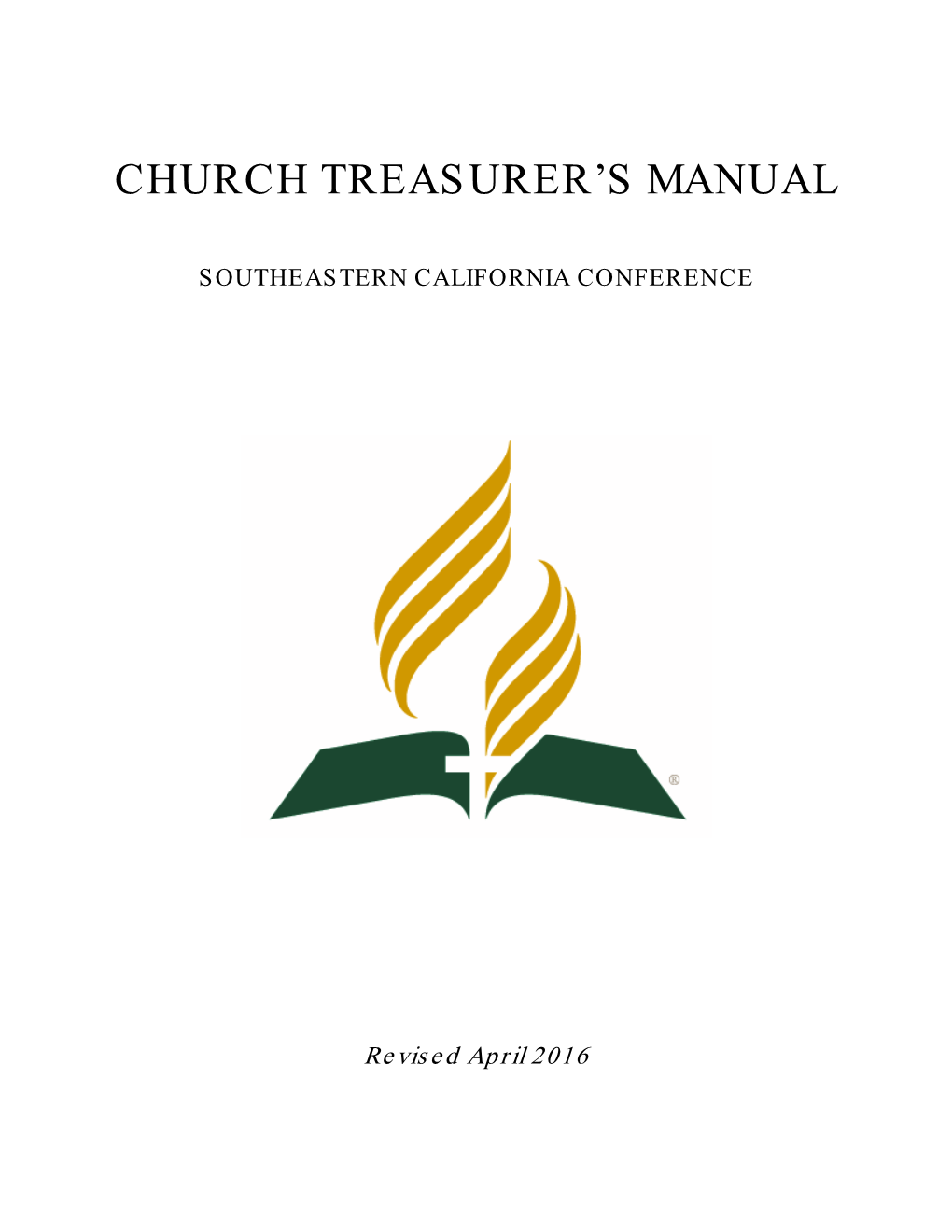 Church Treasurer's Manual