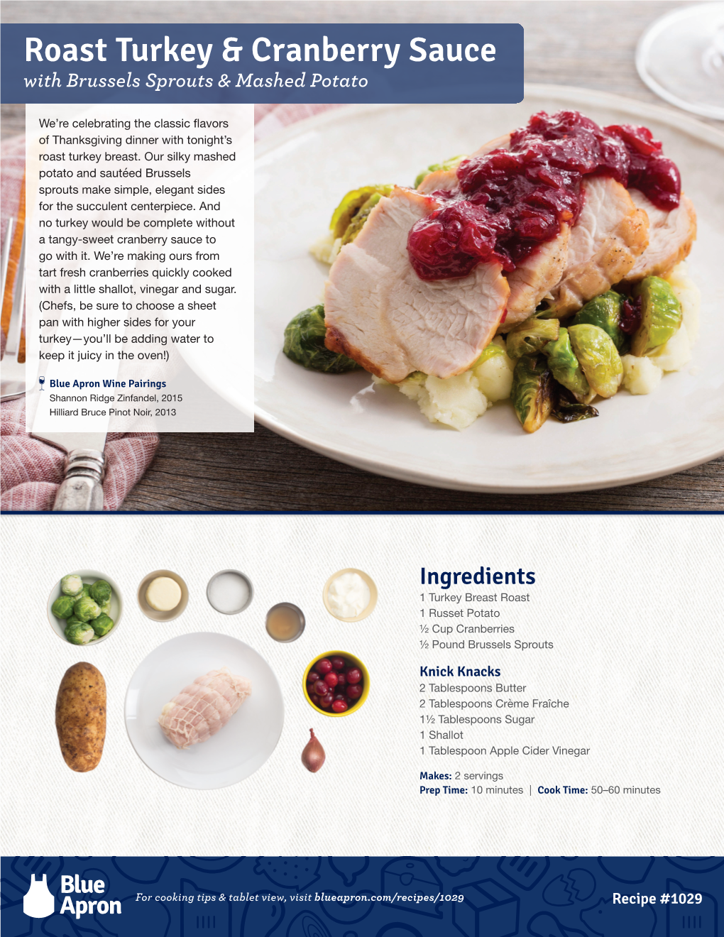 Roast Turkey & Cranberry Sauce