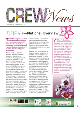 CREW Newsletter