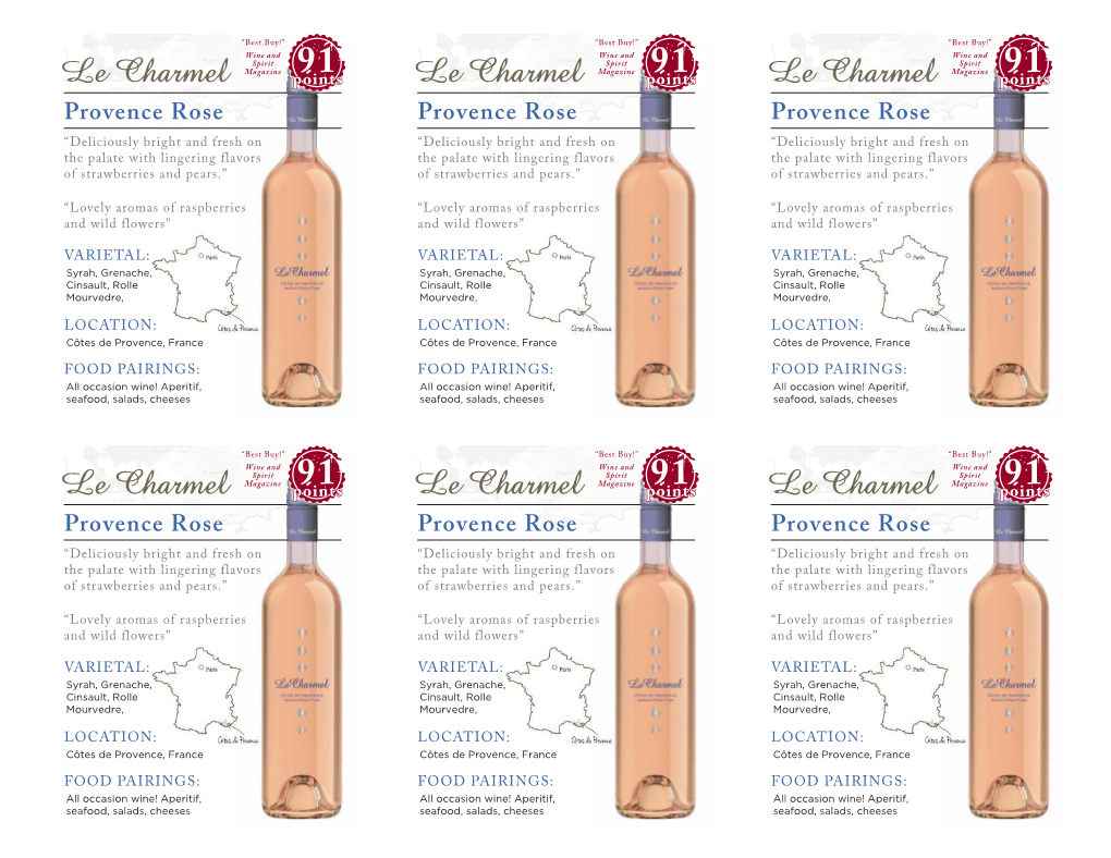 Provence Rose Provence Rose Provence Rose