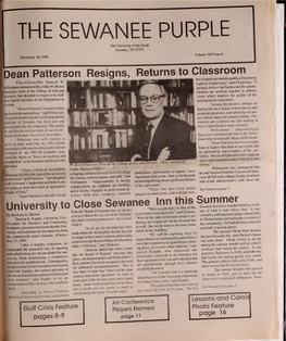 Sewanee Purple, 1990