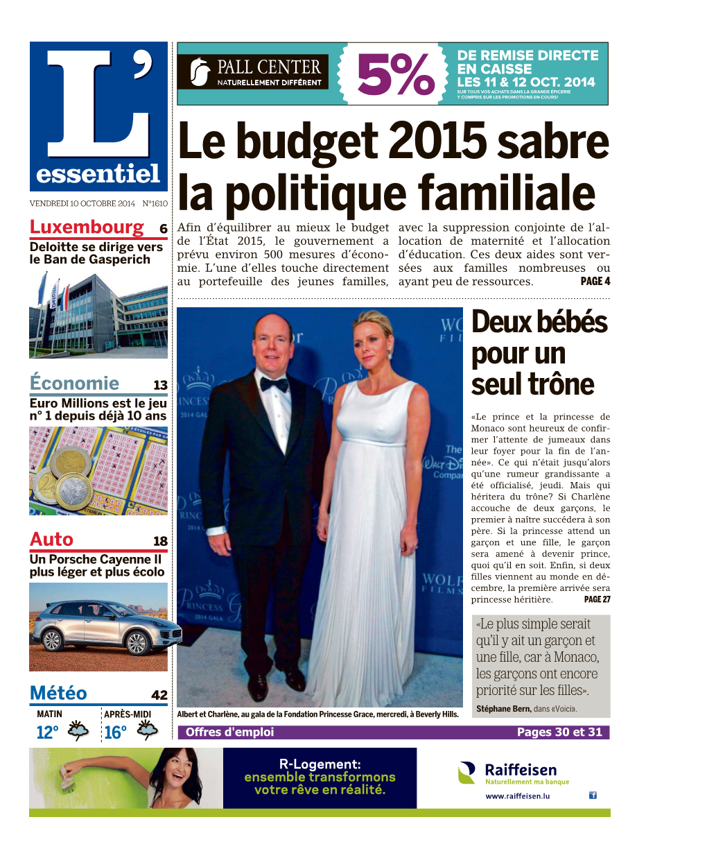 Lebudget2015sabre La Politique Familiale