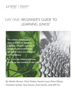 Day One: Beginner's Guide to Learning Junos