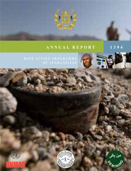 Mine Action Programme of Afghanistan Mapa Annual Report | 3