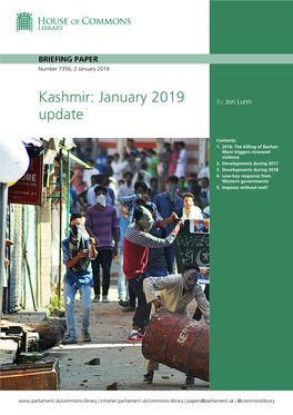 Kashmir: January 2019 by Jon Lunn
