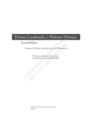 Denver Landmarks & Historic Districts