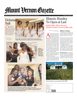 Historic Huntley to Open at Last Debutante Ball