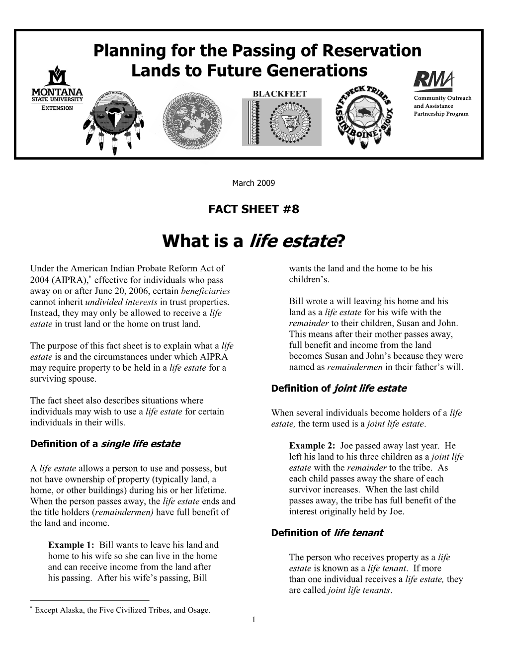 What Is a Life Estate?