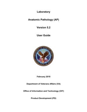 Laboratory: Anatomic Pathology User Guide
