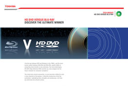 HD DVD Versus Blu-Ray Discover the Ultimate Winner