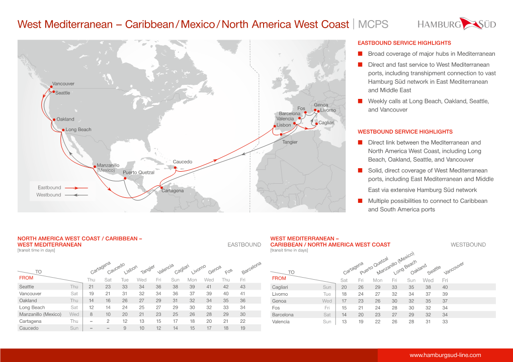Caribbean / Mexico / North America West Coast | MCPS