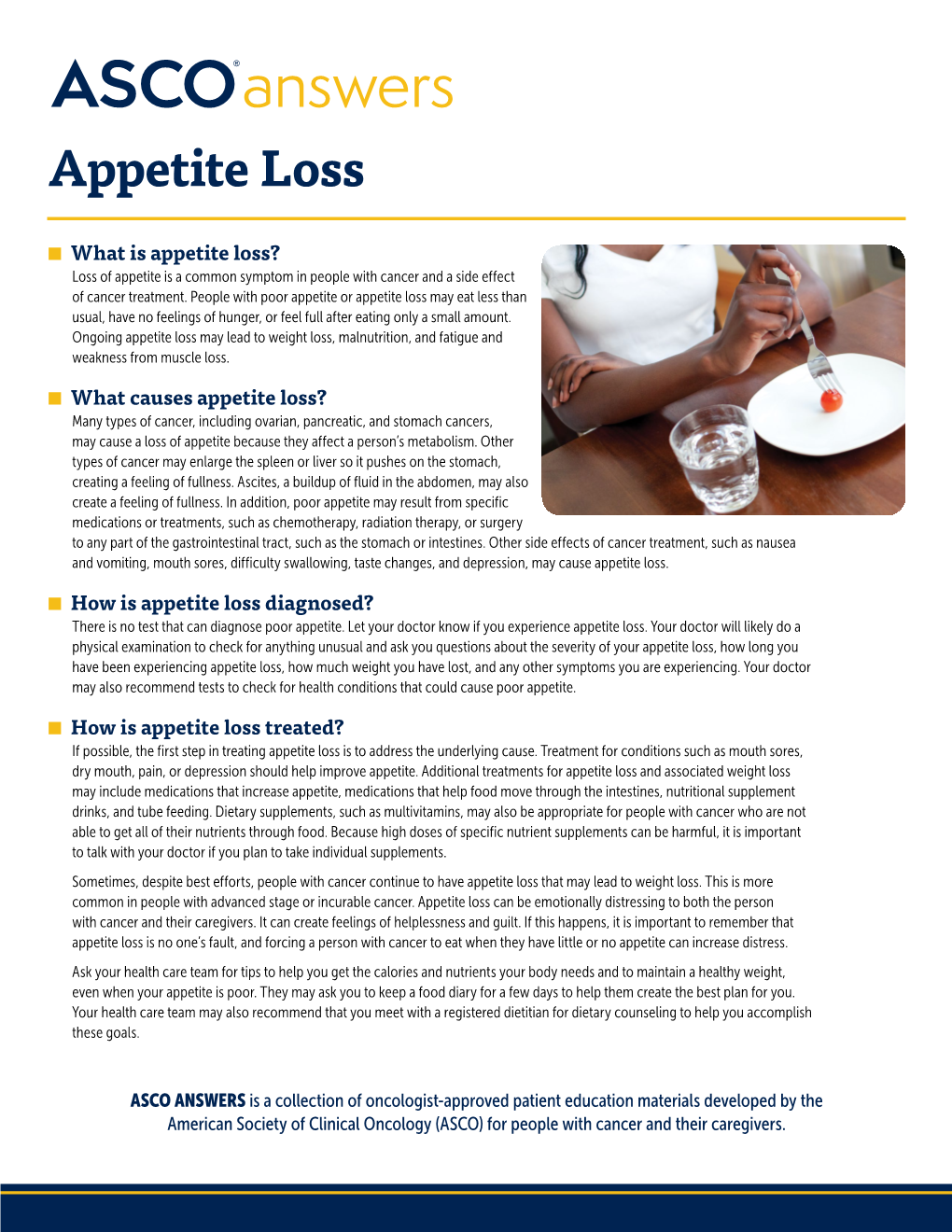 Appetite Loss