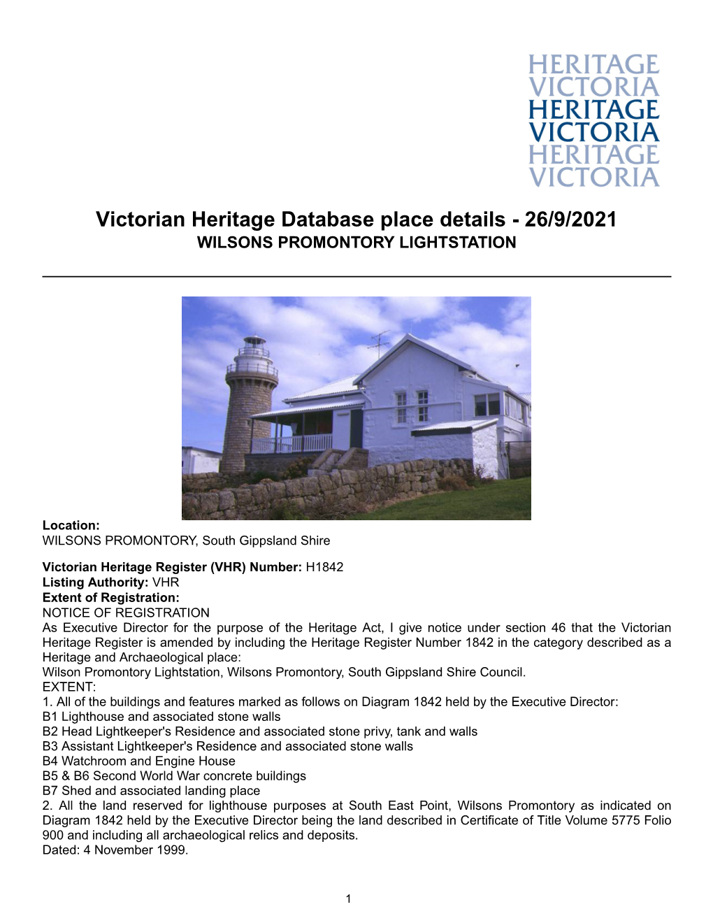 Wilsons Promontory Lightstation