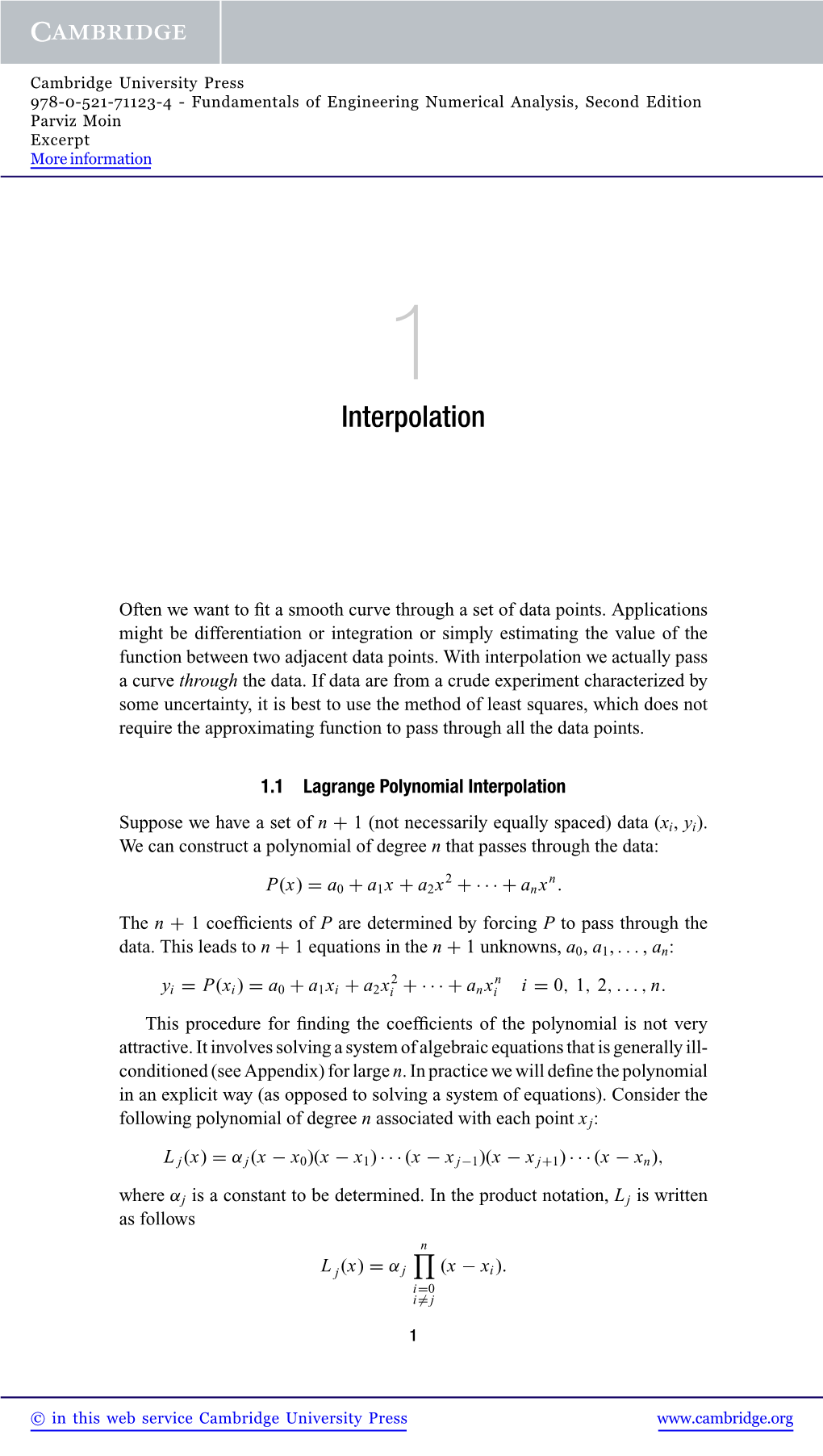 Interpolation