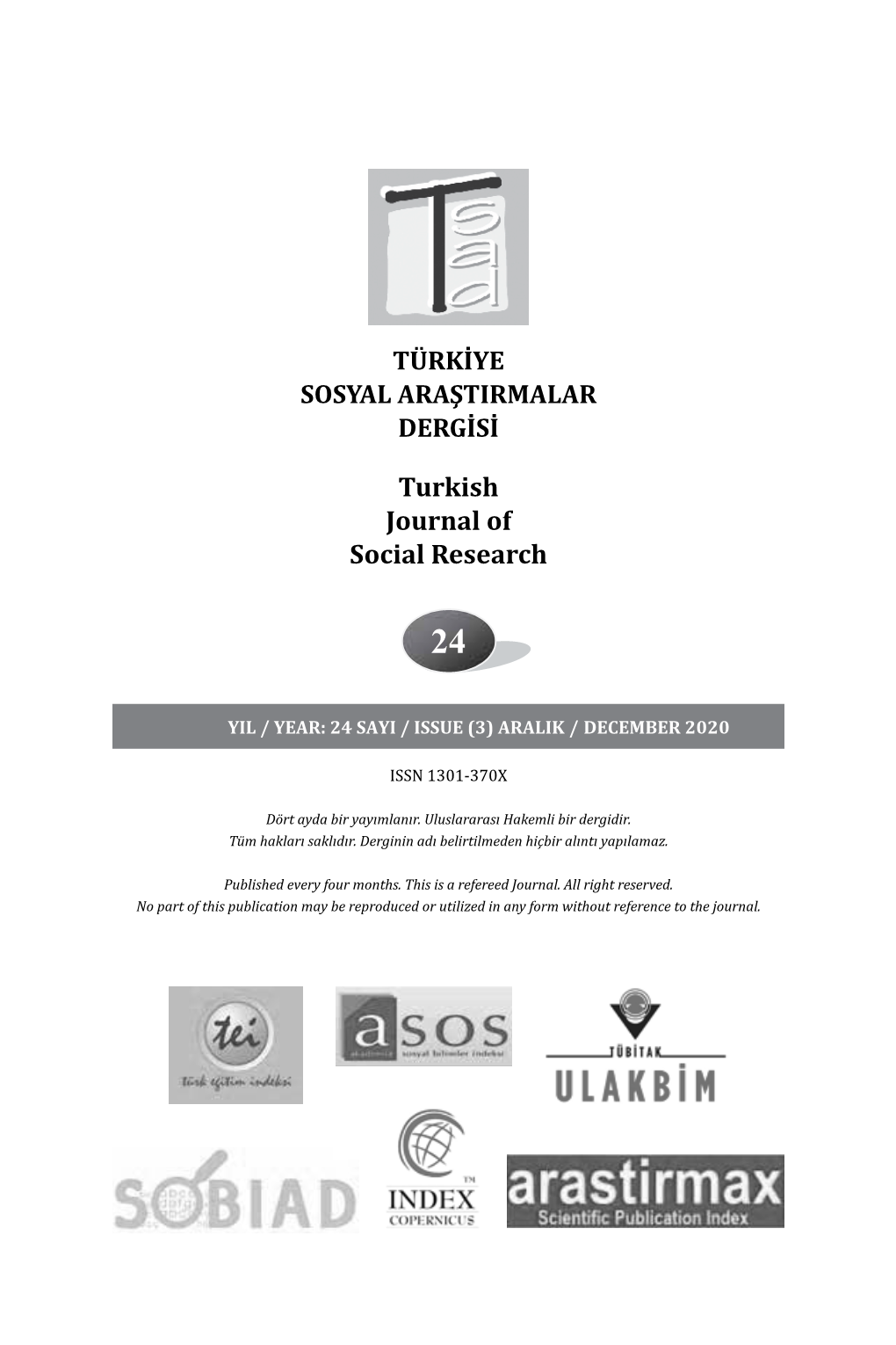 Turkish Journal of Social Research
