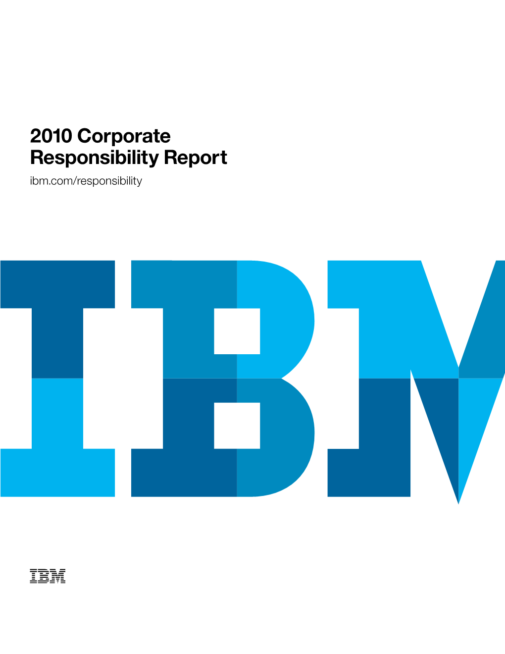 IBM 2010 Corporate Responsibility Report
