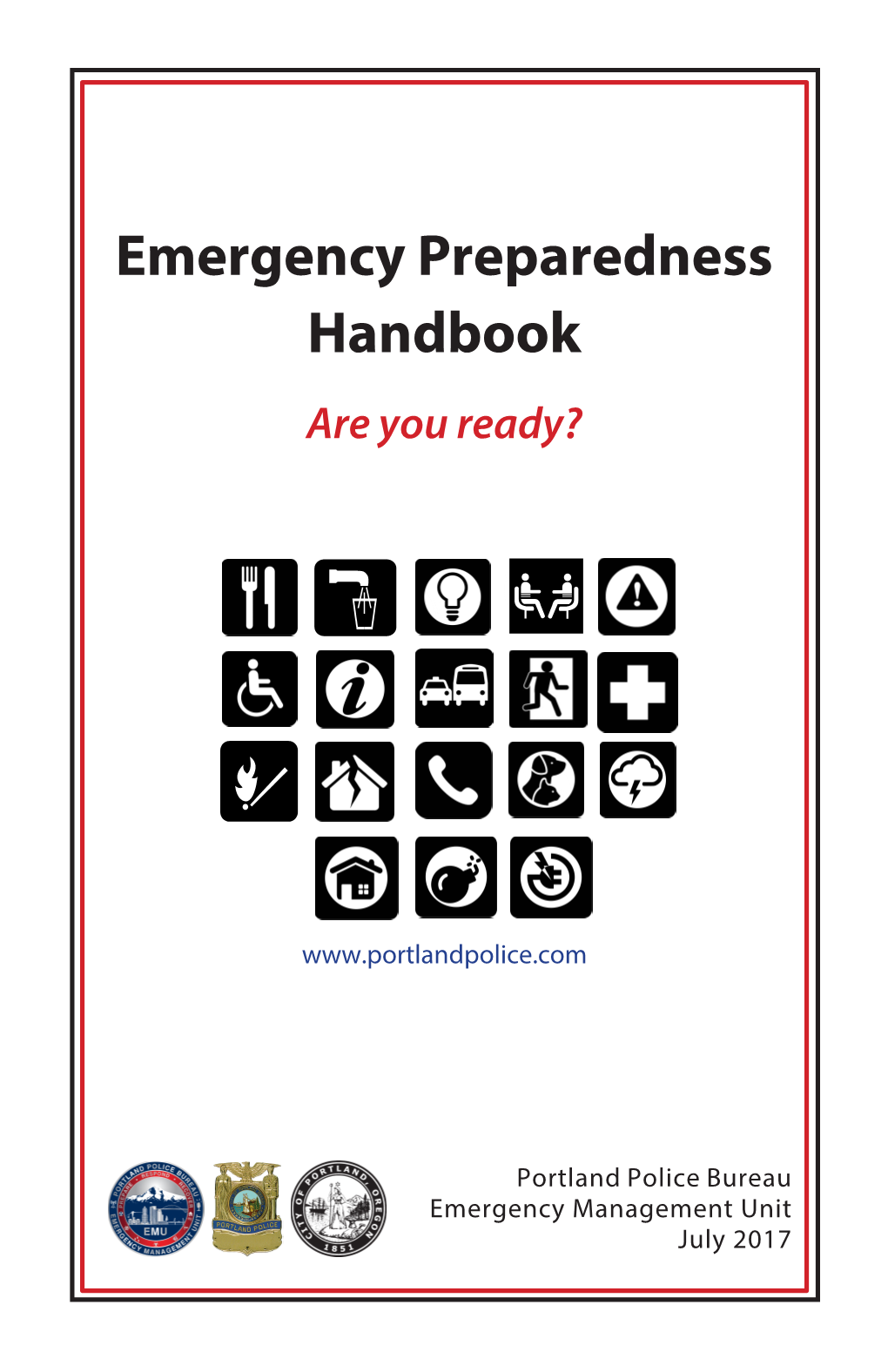 Emergency Preparedness Handbook Are You Ready?