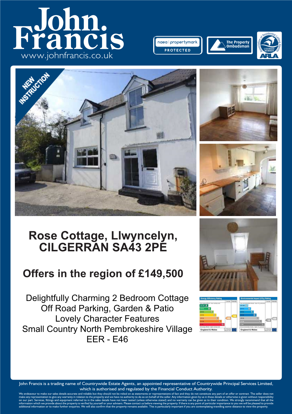 Rose Cottage, Llwyncelyn, CILGERRAN SA43 2PE