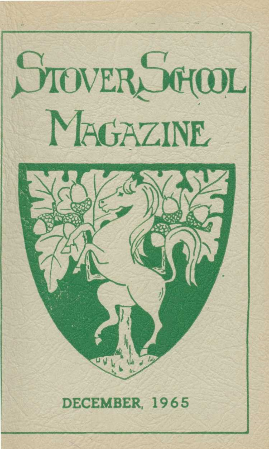 Stover School Magazine 1965