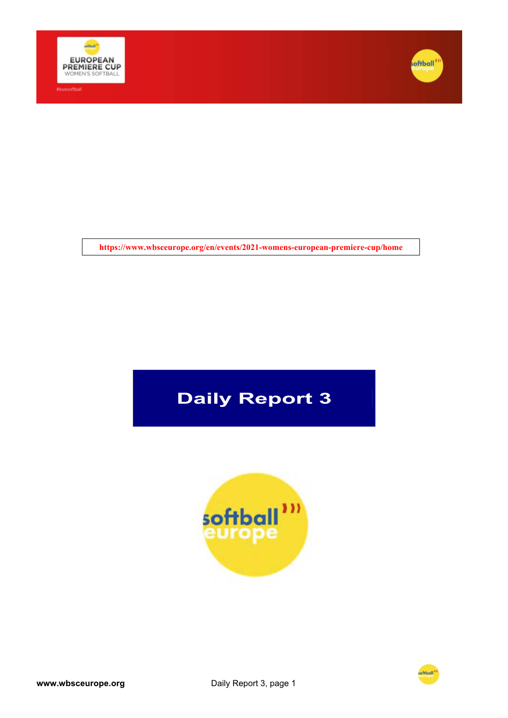 Daily Report 3