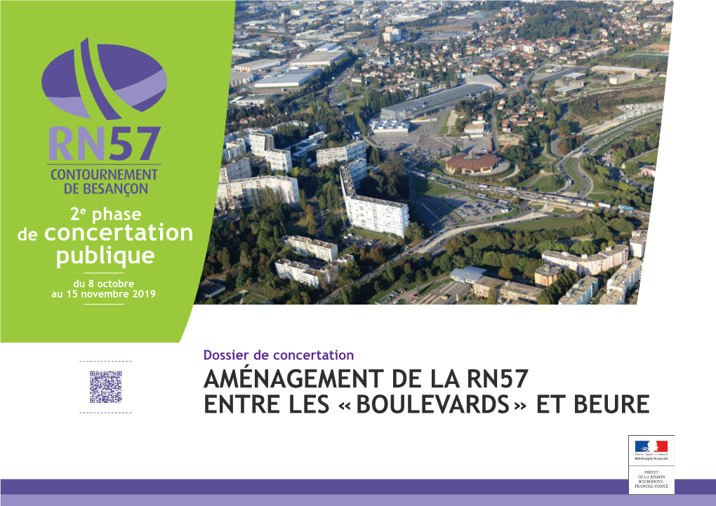 Aménagement De La Rn57 Entre Les « Boulevards » Et Beure