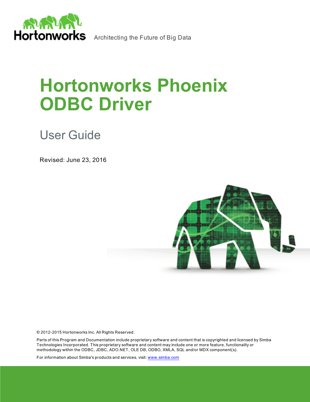 Hortonworks Phoenix ODBC Driver Installation and Configuration Guide