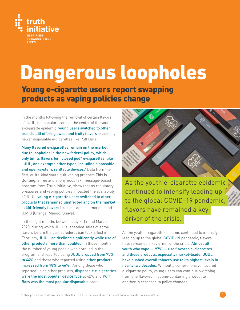 Dangerous Loopholes Young E-Cigarette Users Report Swapping Products As Vaping Policies Change