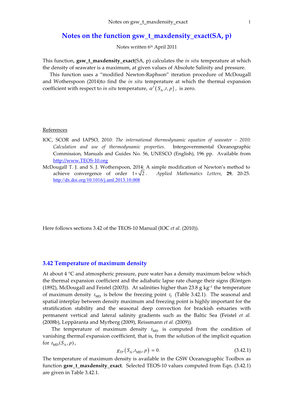 A More Detailed Description of Calculating the In-Situ