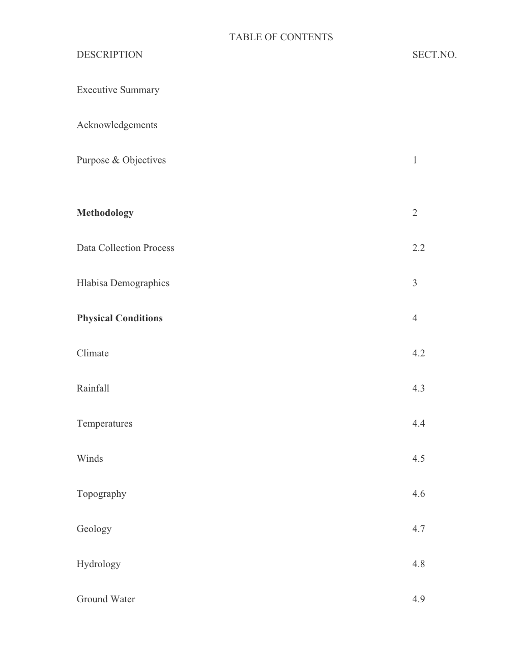 Hlabisa Municipal Housing Sector Plan