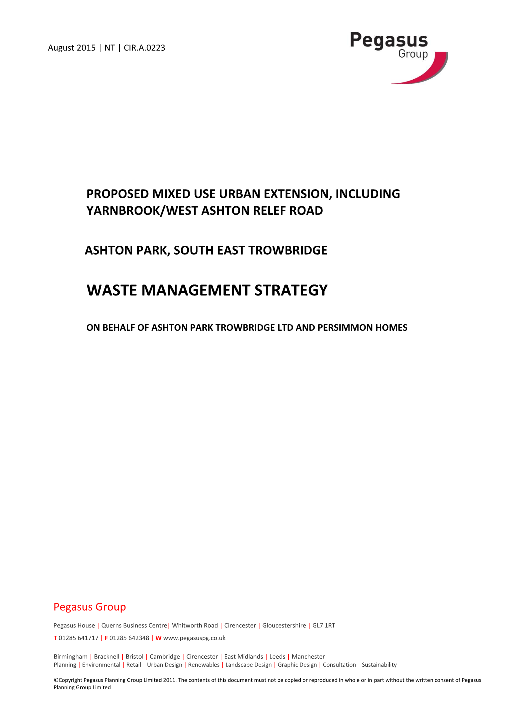 Waste Management Strategy