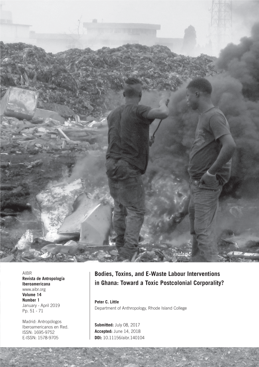 Bodies, Toxins, and E-Waste Labour Interventions in Ghana