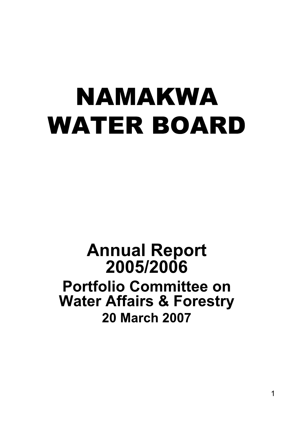 Namakwa Water Board