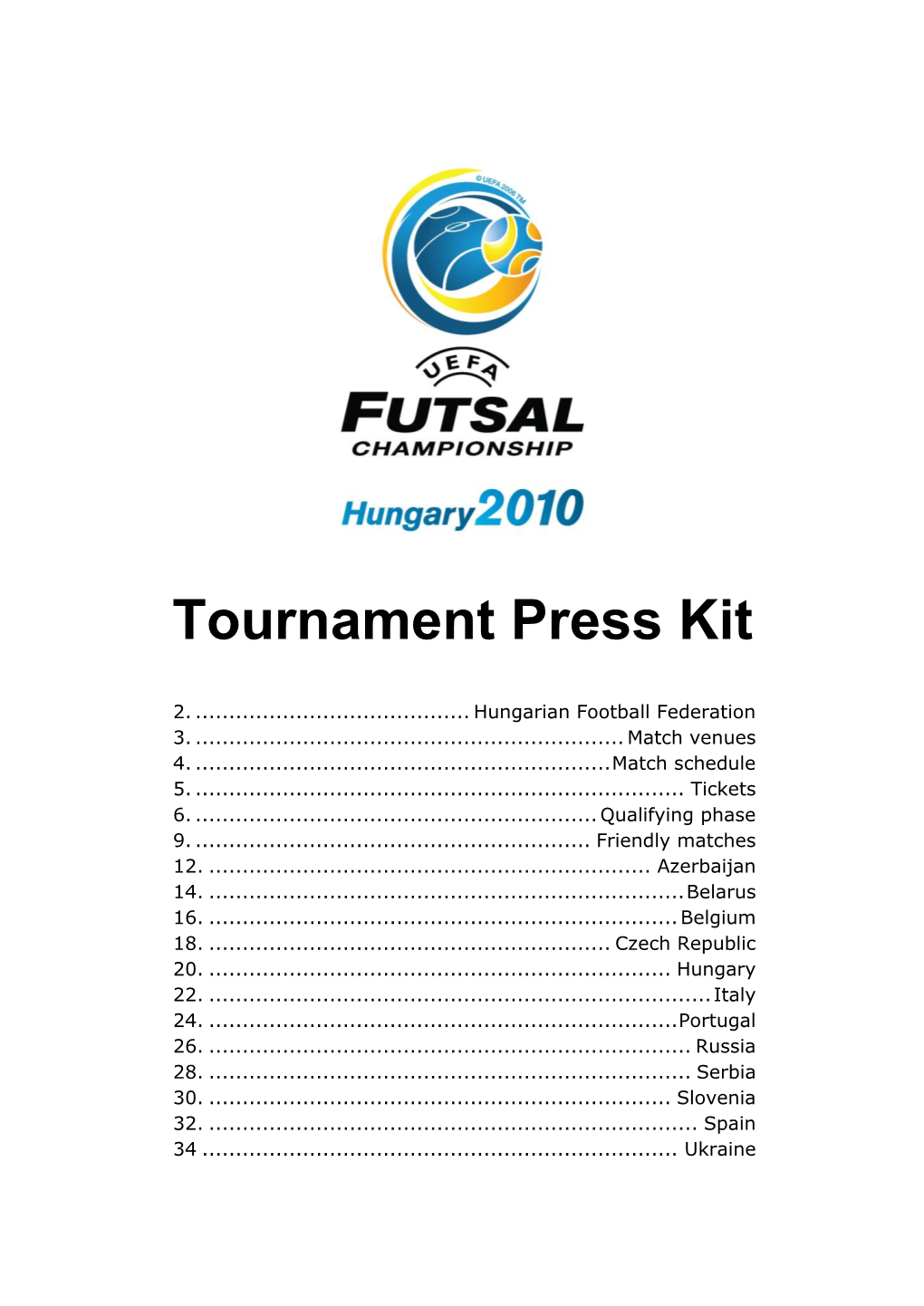 2010 UEFA European Futsal Championship Final Tournament