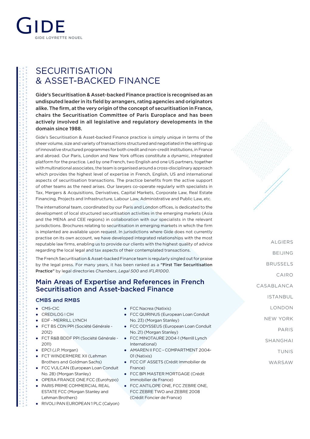 Securitisation & Asset-Backed Finance