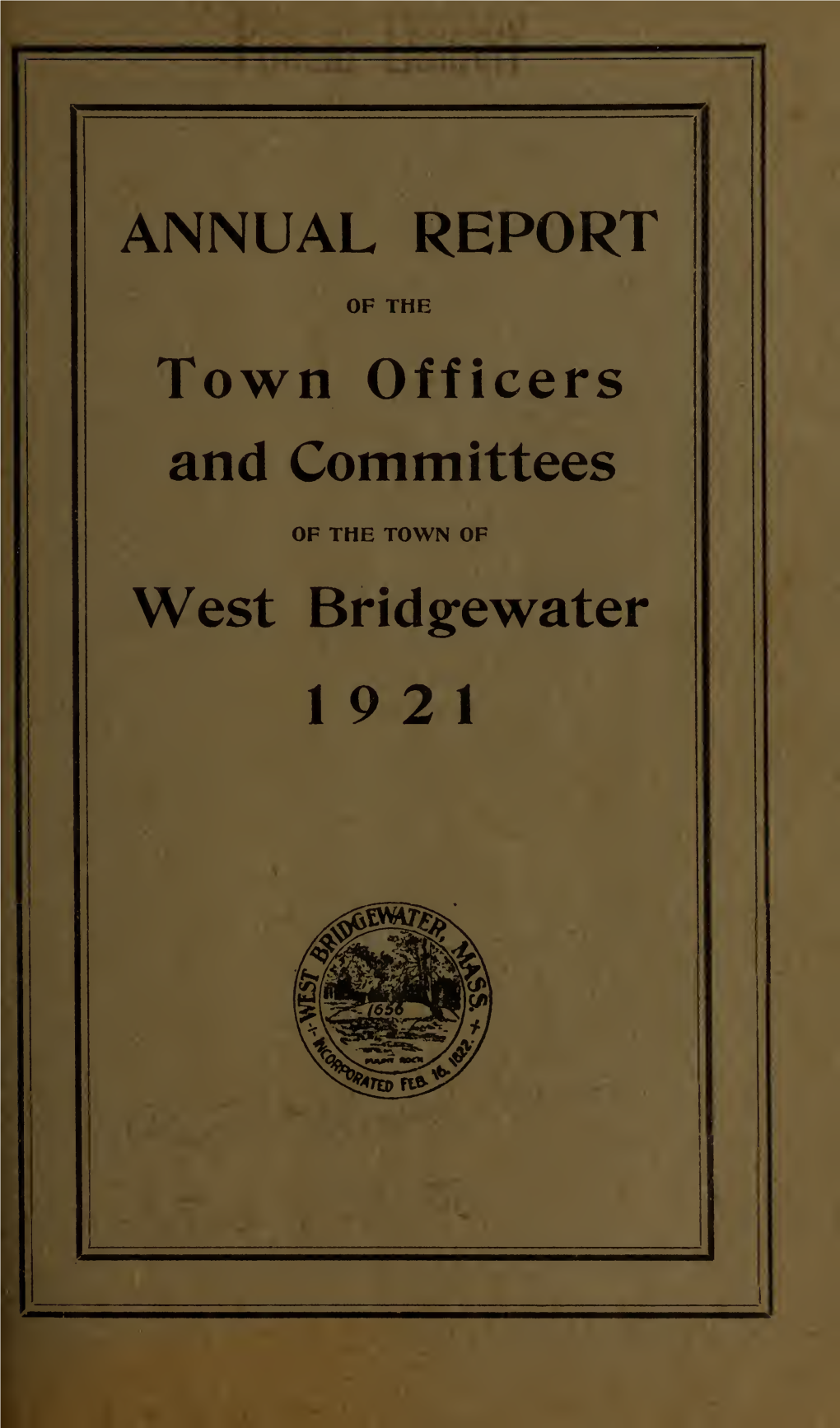 Annual Reports of the Selectmen, Overseers of the Poor, Town Clerk