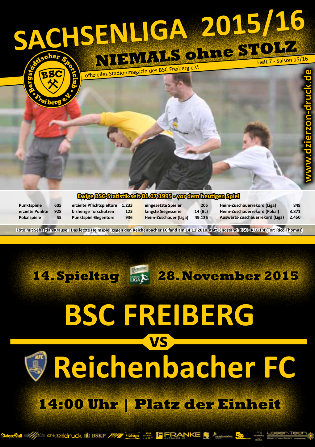 Reichenbacher FC Fand Am 14.11.2010 Statt
