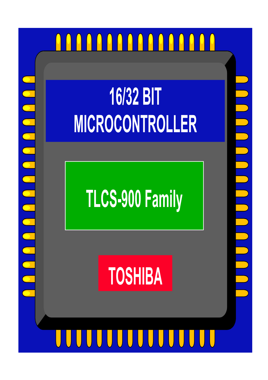 16/32 BIT MICROCONTROLLER TOSHIBA TLCS-900 Family