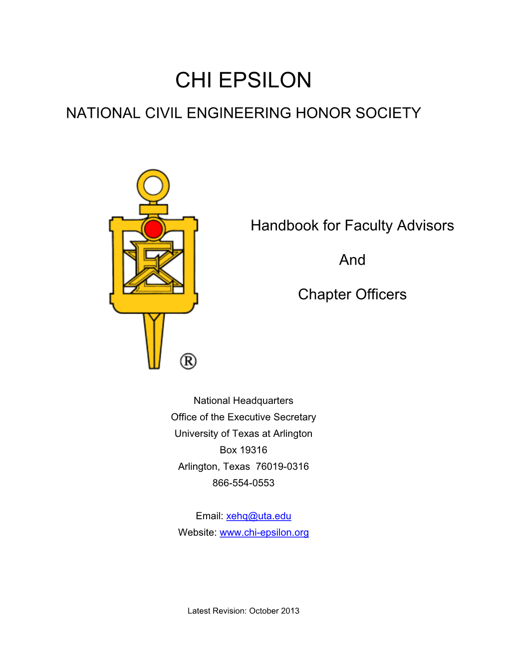 Chapter Handbook’ Link