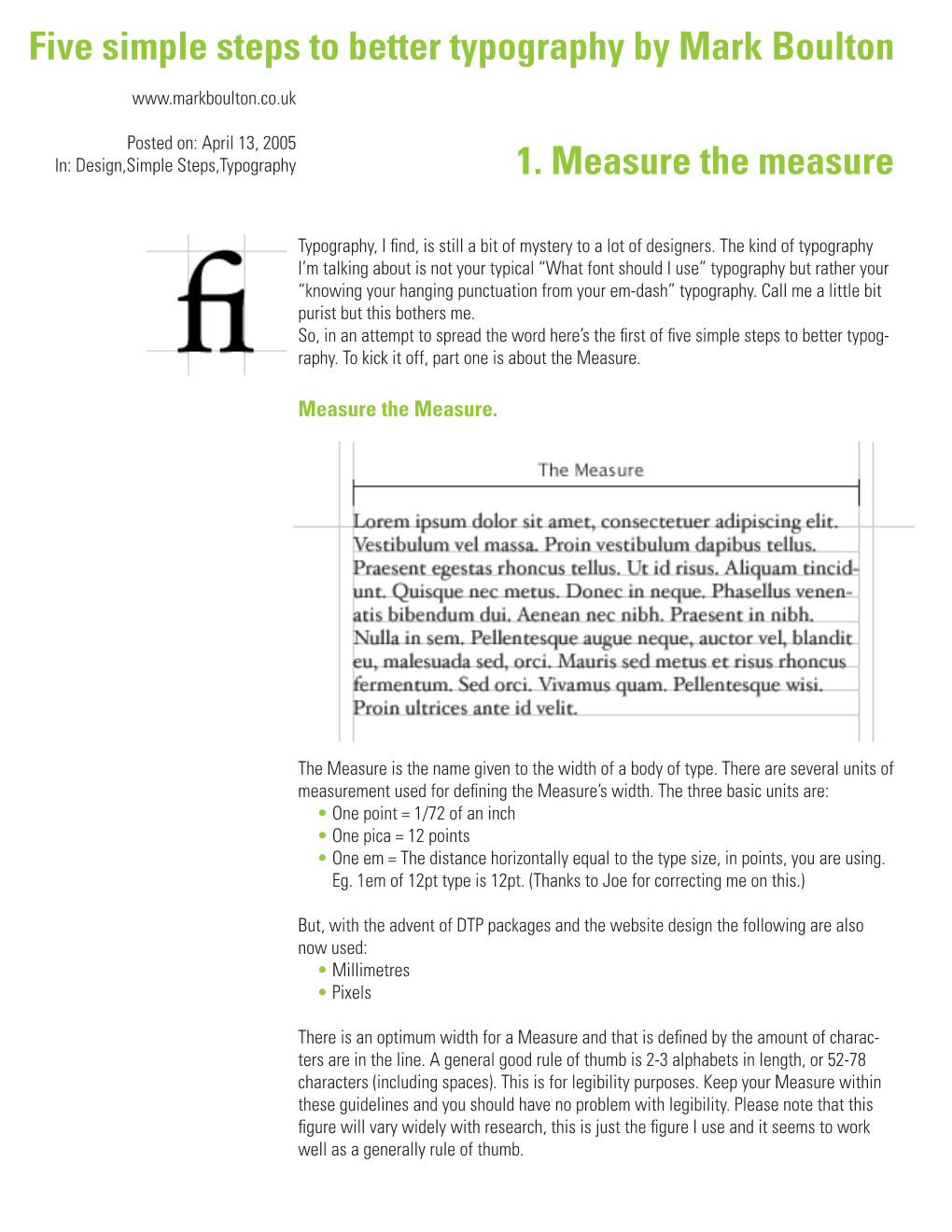 Type Measure