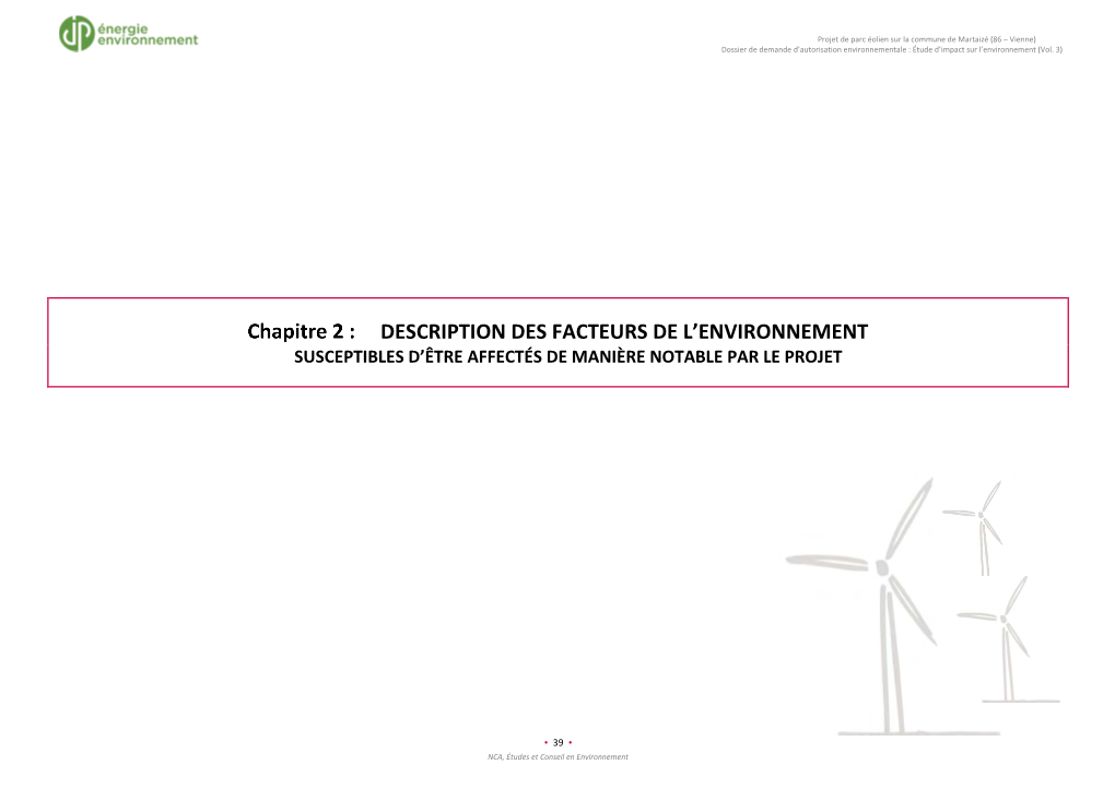 Étude D'impact Sur L'environnement