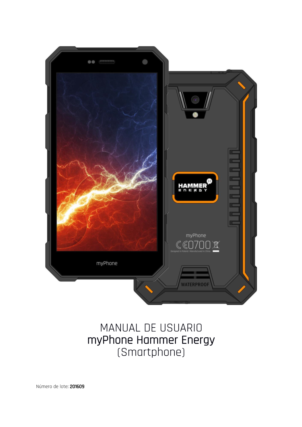 MANUAL DE USUARIO Myphone Hammer Energy (Smartphone)