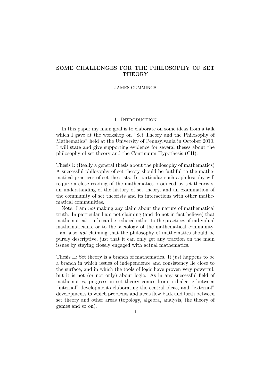 Some Challenges for the Philosophy of Set Theory