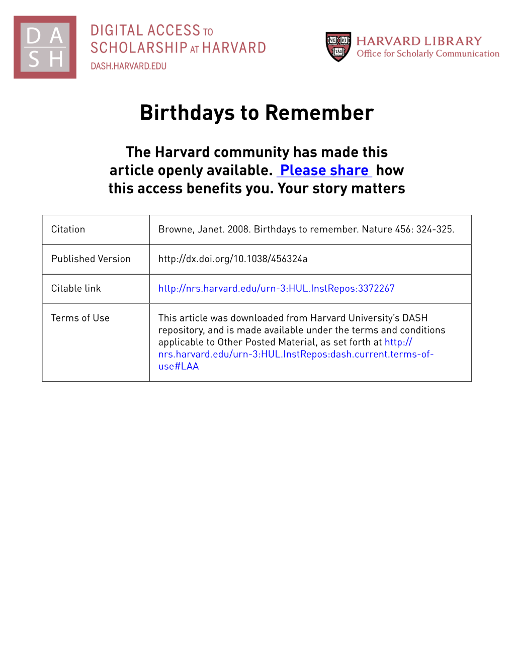 Browne Birthday.Pdf (695.6Kb)