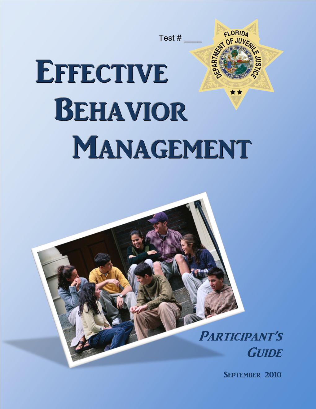 Effective Behavior Management