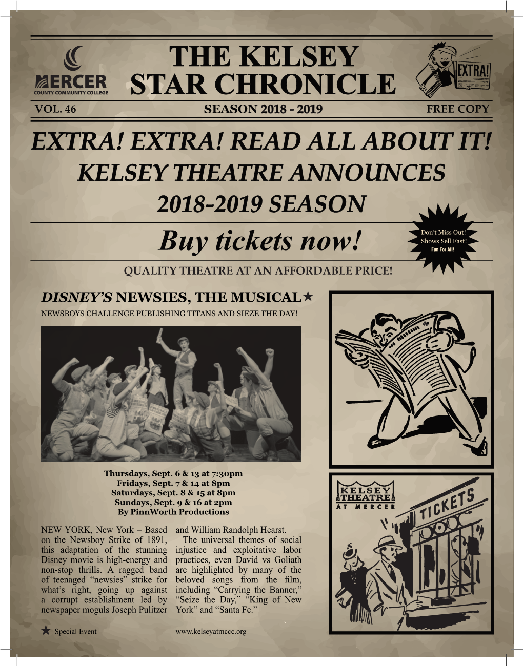 THE KELSEY STAR CHRONICLE Buy Tickets Now!